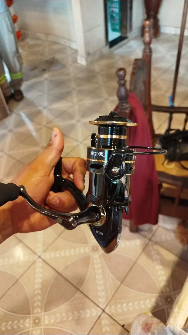 Molinete profissional em detalhes